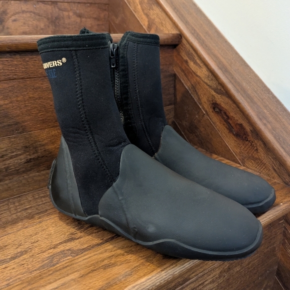 U.S. Divers Snorkeling Boots, Scuba Diving Neoprene 6.5 mm booties Small Size 7 - Picture 9 of 10
